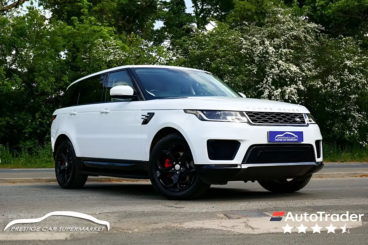 Used 2018 Land Rover Range Rover Sport Hse White - Front View