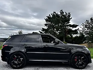 Used 2018 Land Rover Range Rover Sport Svr Black - Interior and Exterior details 10