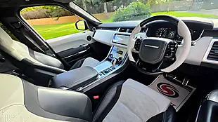 Used 2018 Land Rover Range Rover Sport Svr Blue - Interior and Exterior details 10