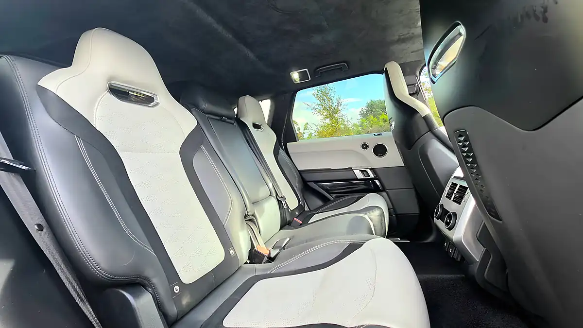 Used 2018 Land Rover Range Rover Sport Svr Blue - Interior and Exterior details 12