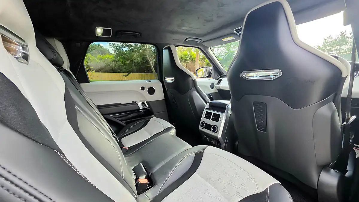 Used 2018 Land Rover Range Rover Sport Svr Blue - Interior and Exterior details 13