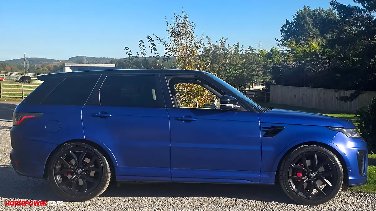 Used 2018 Land Rover Range Rover Sport Svr Blue - Interior and Exterior details 2