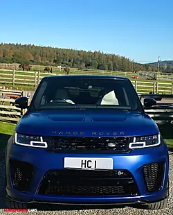 Used 2018 Land Rover Range Rover Sport Svr Blue - Interior and Exterior details 4