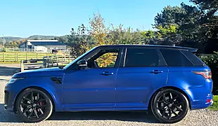 Used 2018 Land Rover Range Rover Sport Svr Blue - Interior and Exterior details 5