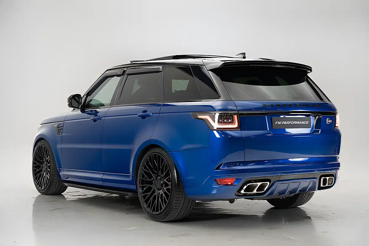 Used 2018 Land Rover Range Rover Sport Svr Estoril Blue - Interior and Exterior details 9