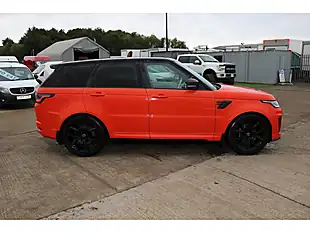 Used 2018 Land Rover Range Rover Sport Svr Orange - Interior and Exterior details 10