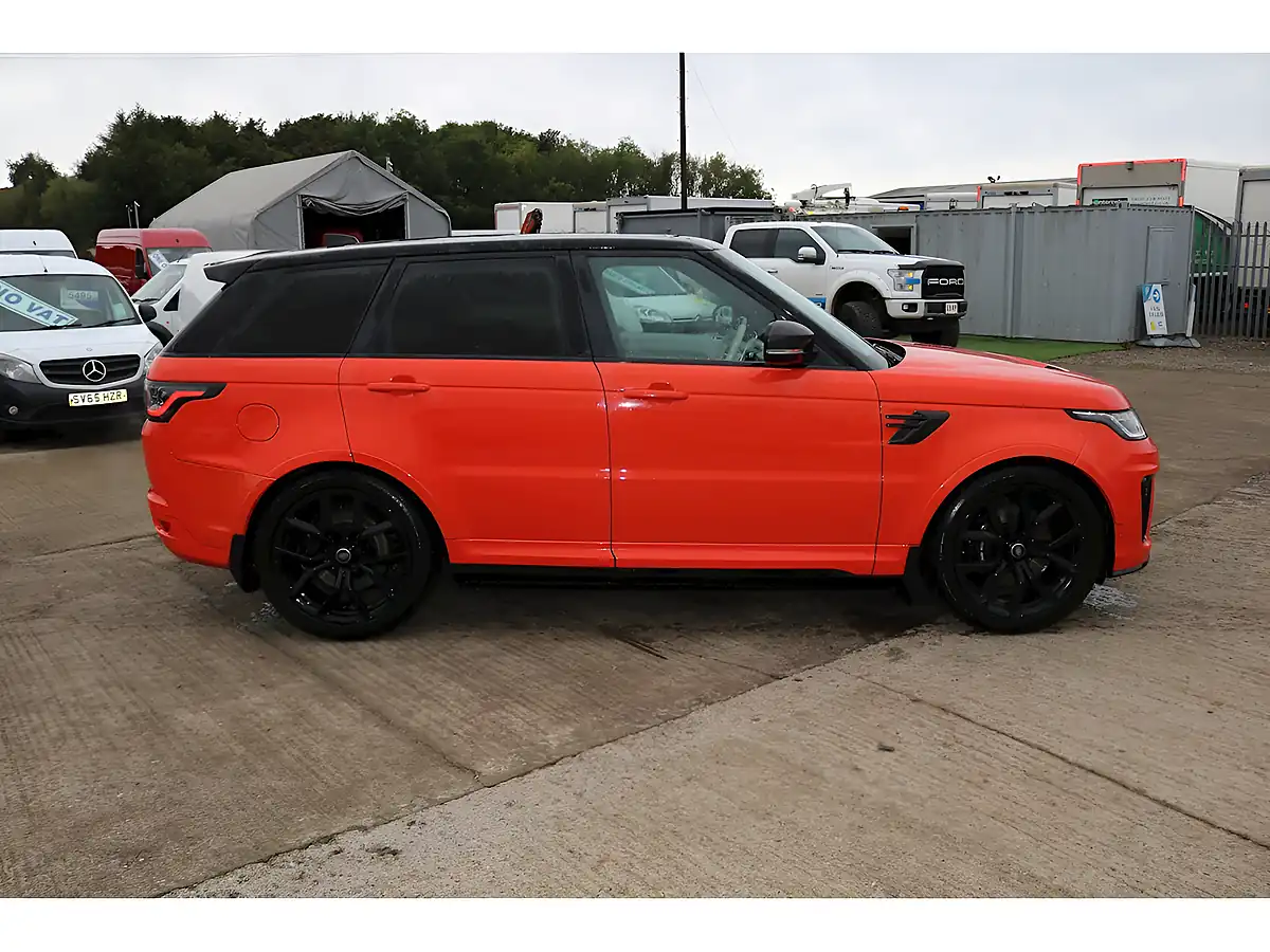 Used 2018 Land Rover Range Rover Sport Svr Orange - Interior and Exterior details 10