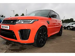 Used 2018 Land Rover Range Rover Sport Svr Orange - Interior and Exterior details 12
