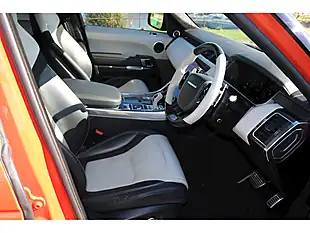 Used 2018 Land Rover Range Rover Sport Svr Orange - Interior and Exterior details 13