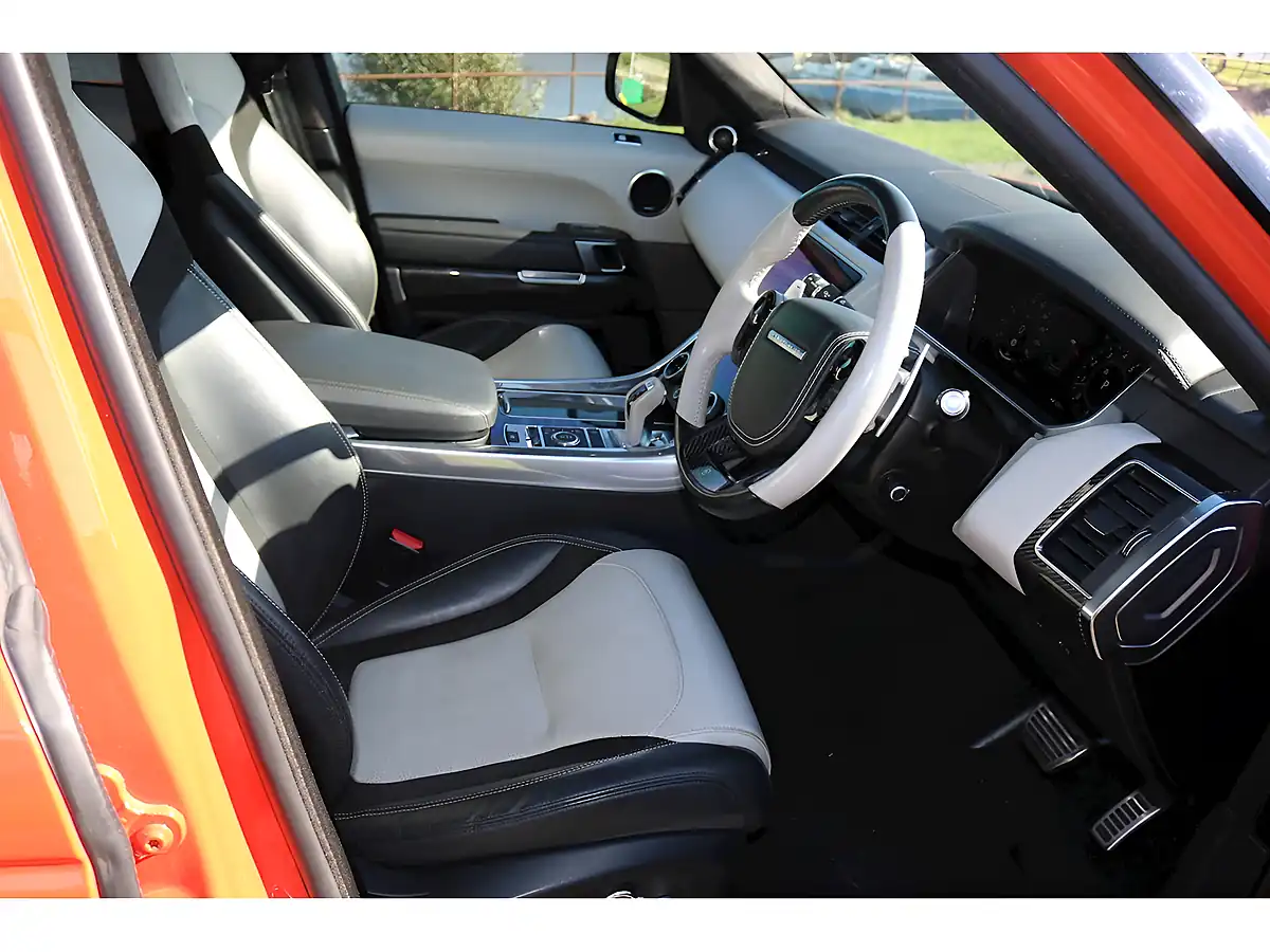 Used 2018 Land Rover Range Rover Sport Svr Orange - Interior and Exterior details 13