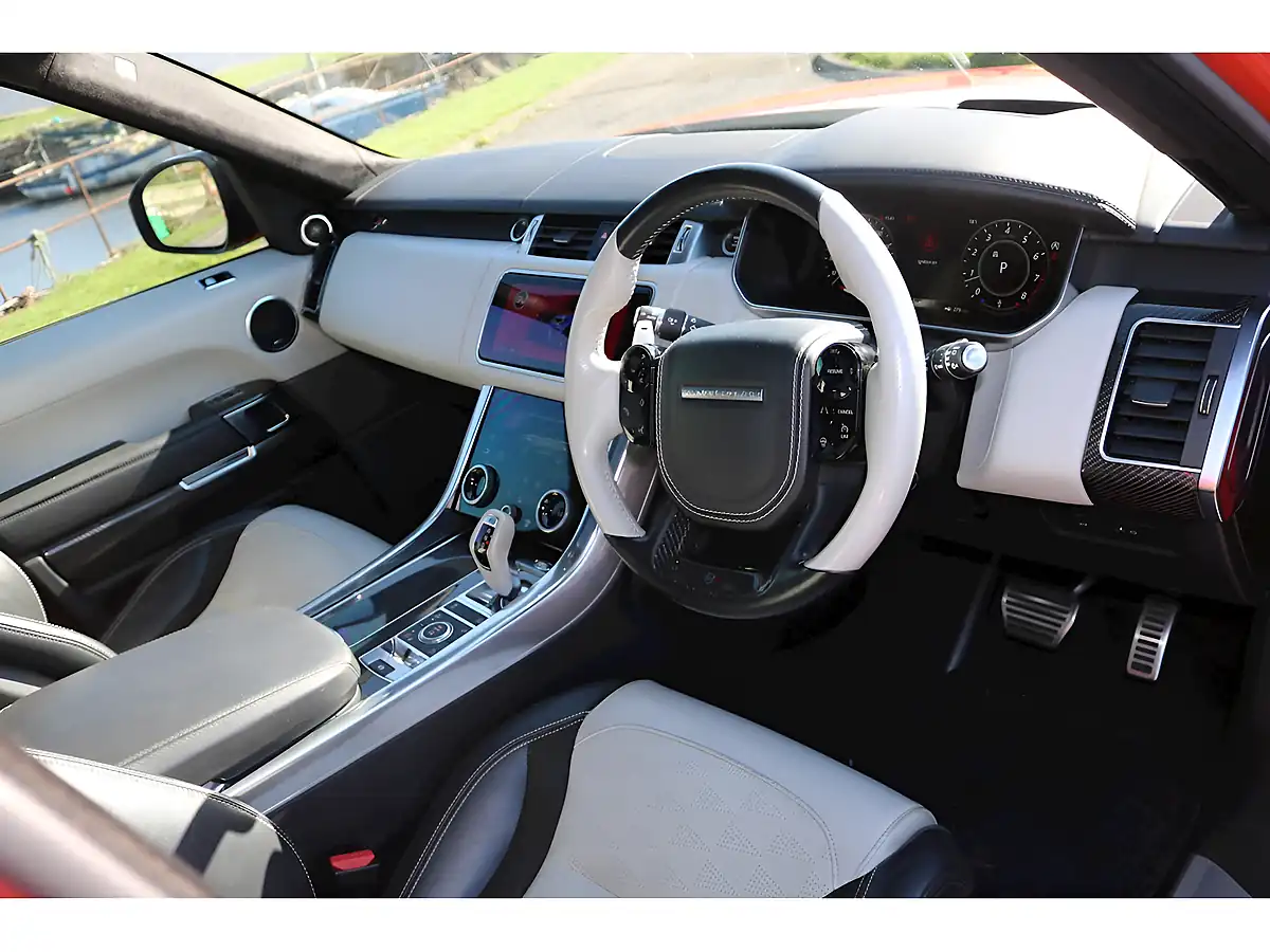 Used 2018 Land Rover Range Rover Sport Svr Orange - Interior and Exterior details 14
