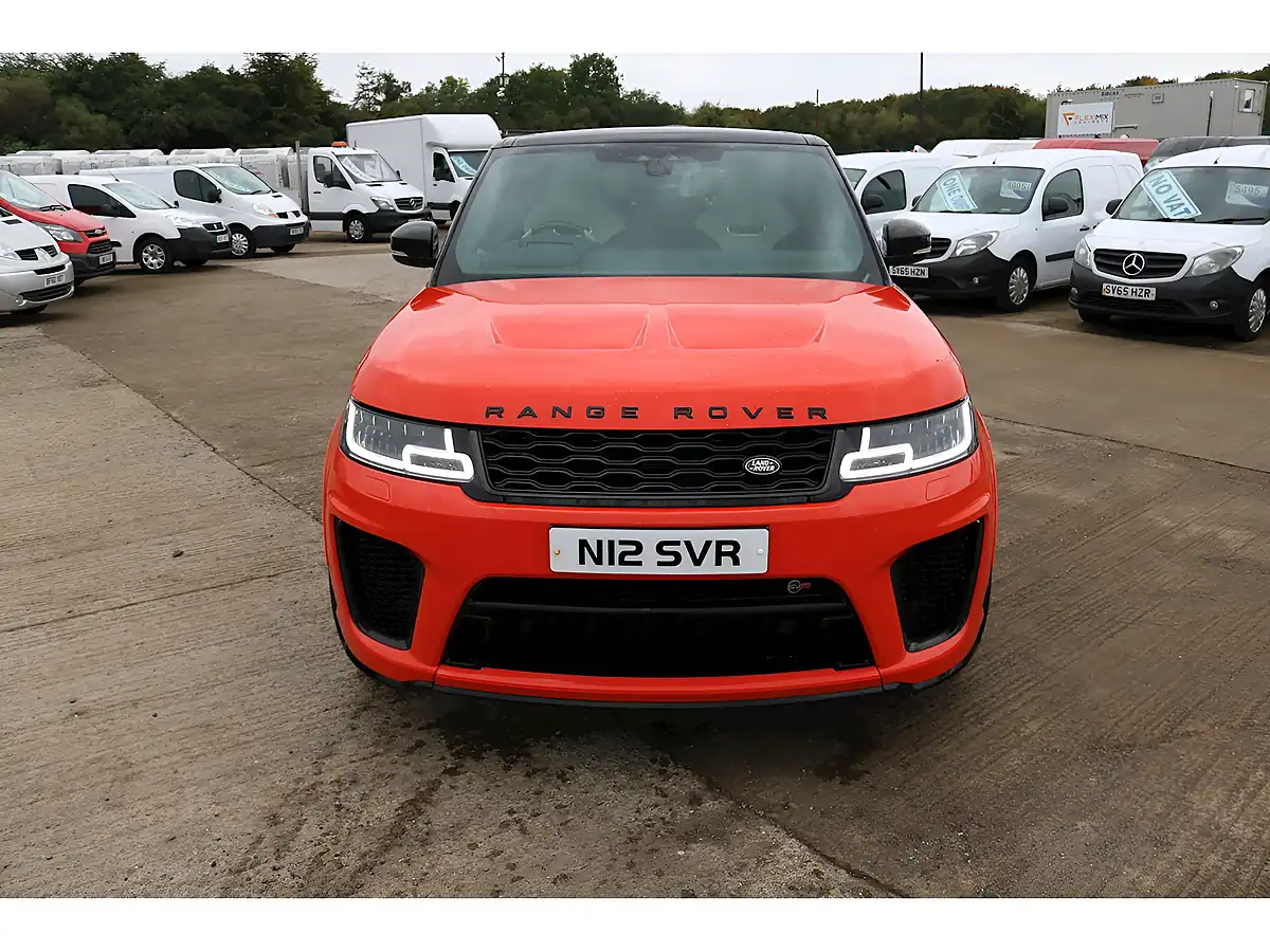 Used 2018 Land Rover Range Rover Sport Svr Orange - Interior and Exterior details 2