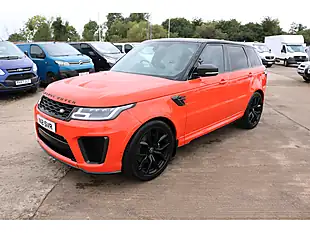 Used 2018 Land Rover Range Rover Sport Svr Orange - Interior and Exterior details 3