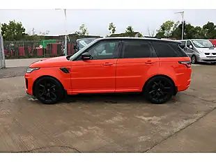 Used 2018 Land Rover Range Rover Sport Svr Orange - Interior and Exterior details 4