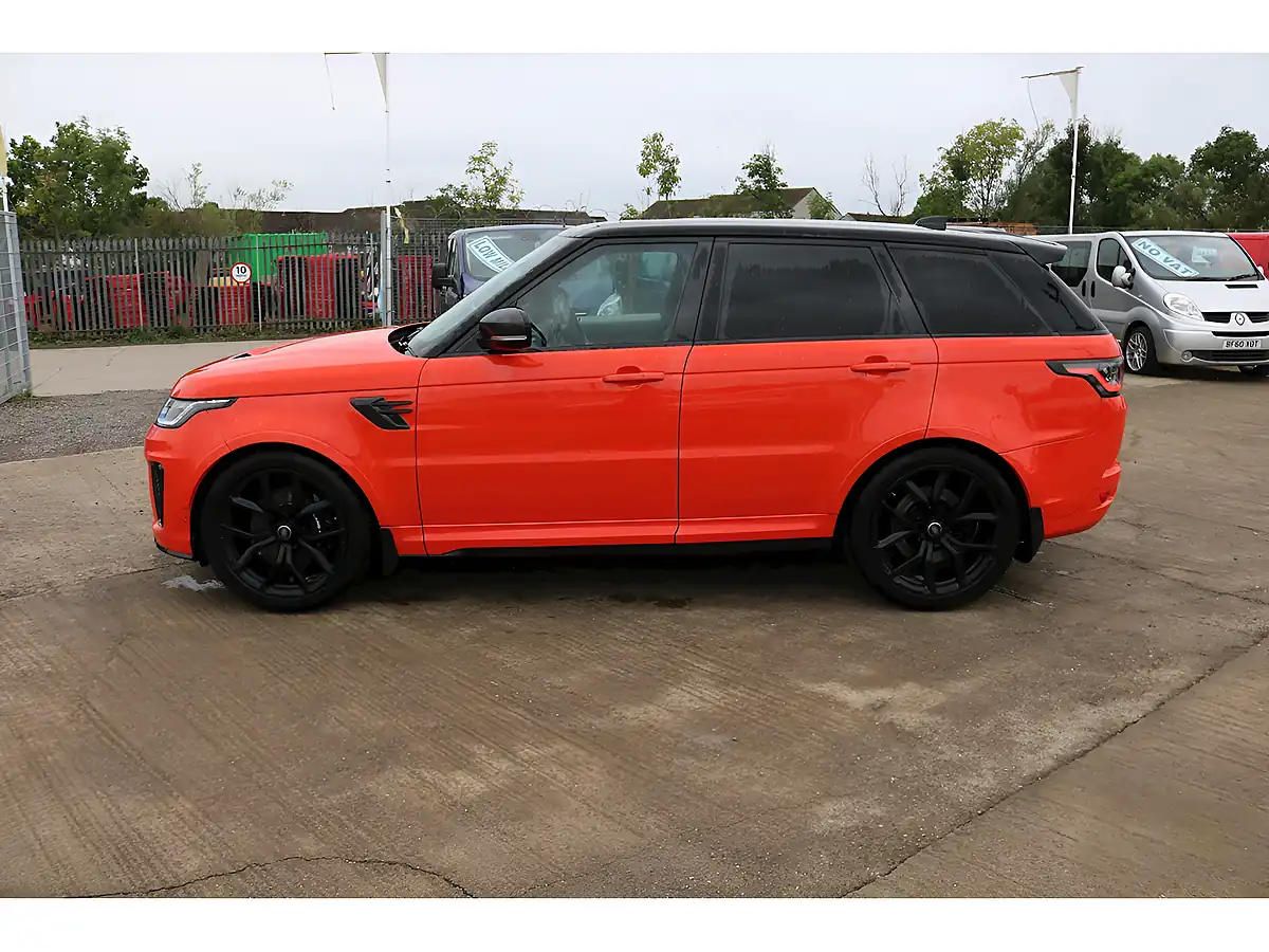 Used 2018 Land Rover Range Rover Sport Svr Orange - Interior and Exterior details 4