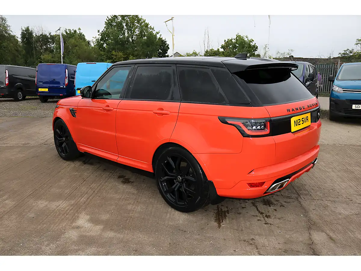 Used 2018 Land Rover Range Rover Sport Svr Orange - Interior and Exterior details 5