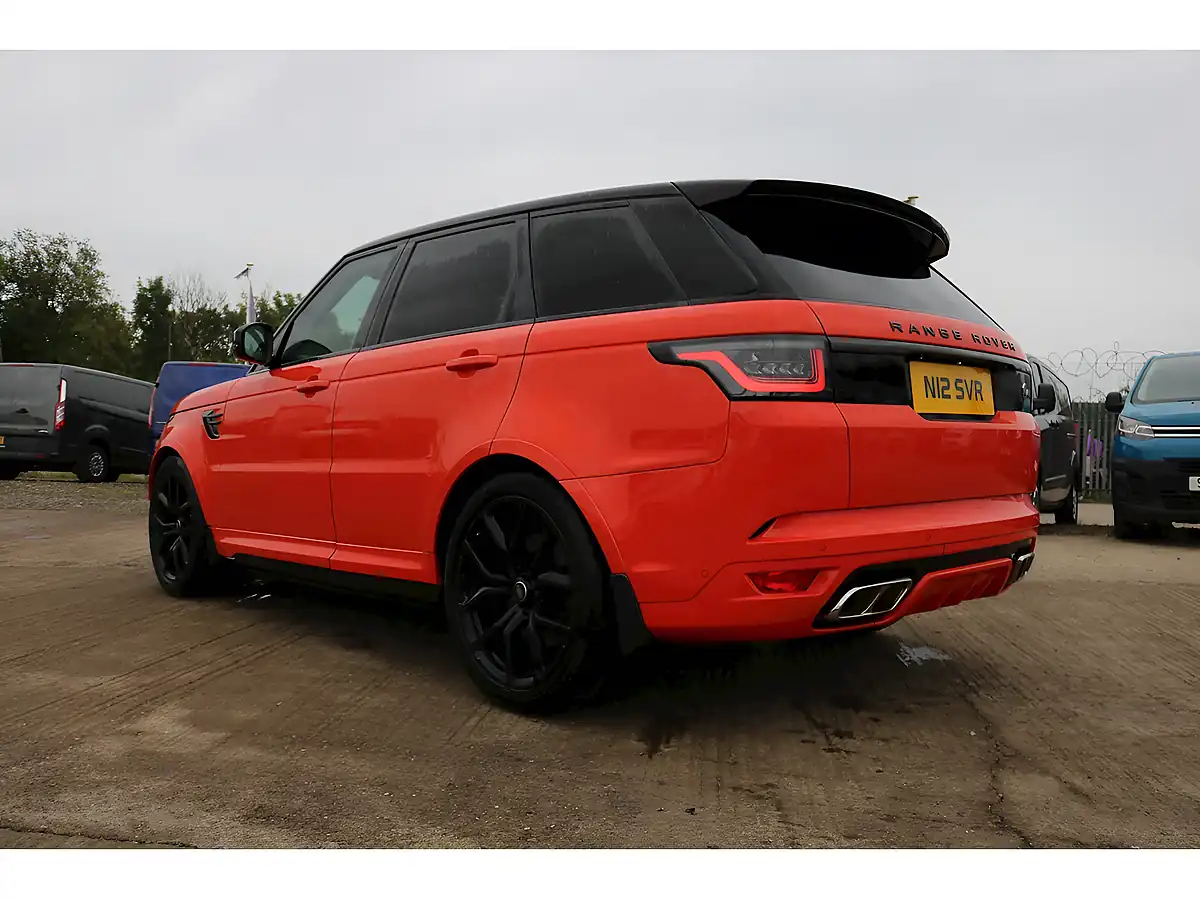 Used 2018 Land Rover Range Rover Sport Svr Orange - Interior and Exterior details 6