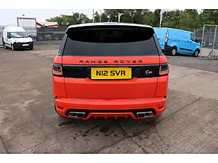 Used 2018 Land Rover Range Rover Sport Svr Orange - Interior and Exterior details 7