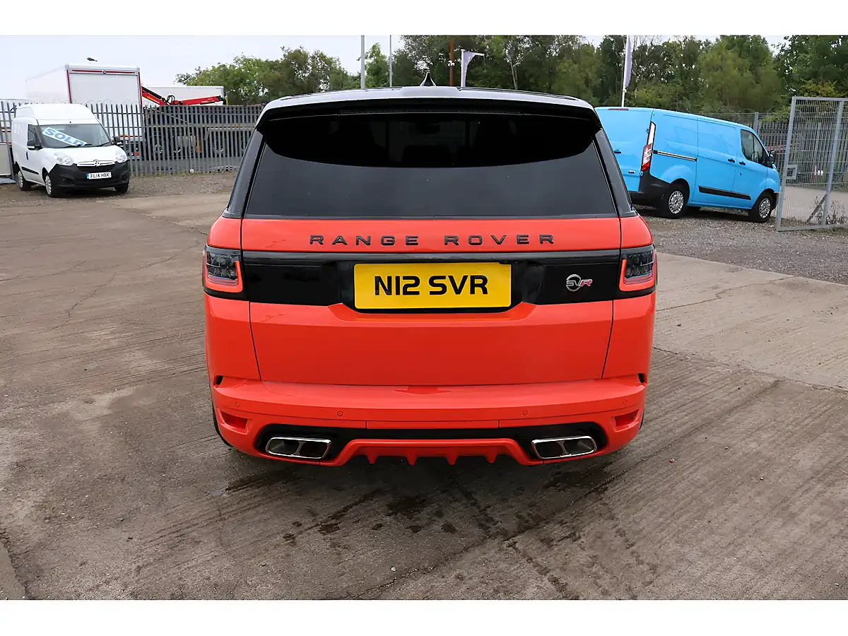 Used 2018 Land Rover Range Rover Sport Svr Orange - Interior and Exterior details 7