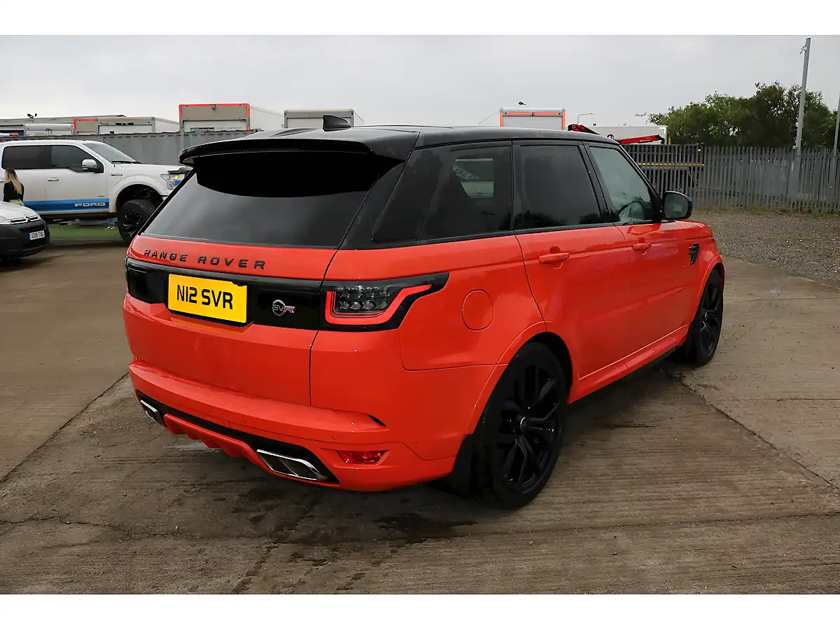 Used 2018 Land Rover Range Rover Sport Svr Orange - Interior and Exterior details 8