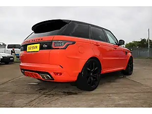 Used 2018 Land Rover Range Rover Sport Svr Orange - Interior and Exterior details 9