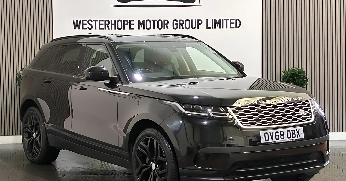 Used 2018 Land Rover Range Rover Velar Hse Black - Front View