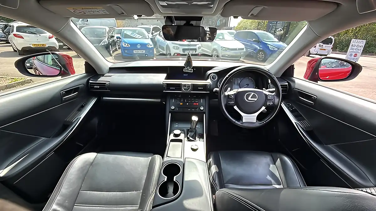 Used 2018 Lexus Is Advance Red - Interior and Exterior details 15