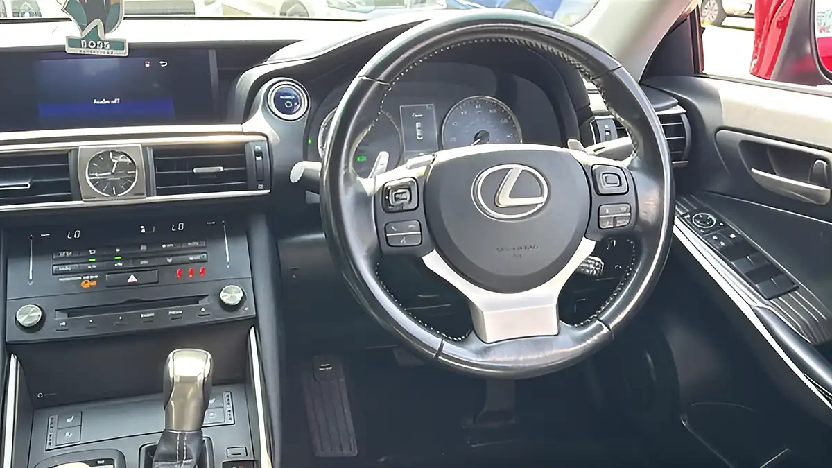 Used 2018 Lexus Is Advance Red - Interior and Exterior details 16