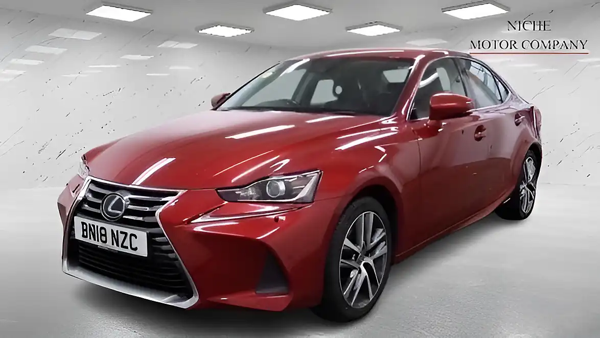 Used 2018 Lexus Is Advance Red - Interior and Exterior details 2