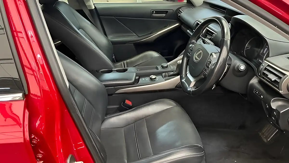 Used 2018 Lexus Is Advance Red - Interior and Exterior details 3