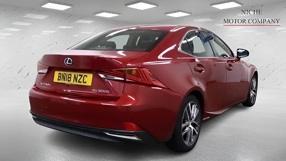 Used 2018 Lexus Is Advance Red - Interior and Exterior details 4