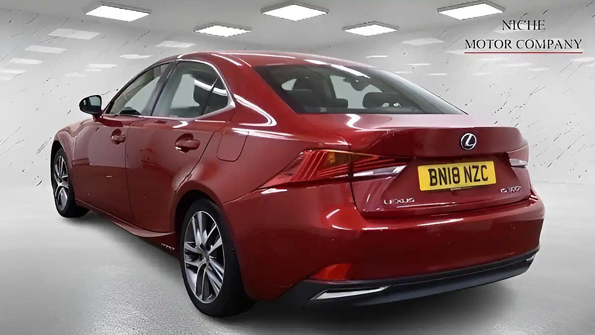 Used 2018 Lexus Is Advance Red - Interior and Exterior details 5
