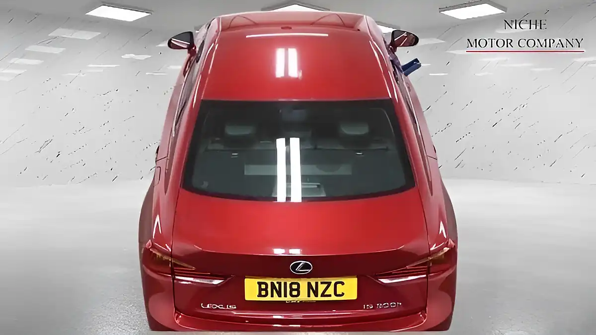 Used 2018 Lexus Is Advance Red - Interior and Exterior details 9