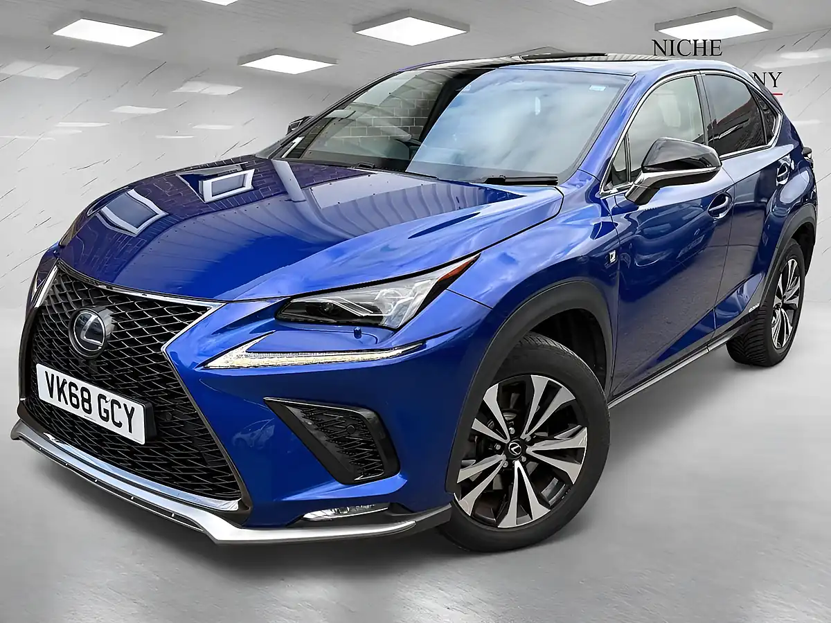 Used 2018 Lexus Nx F Sport Blue - Interior and Exterior details 4