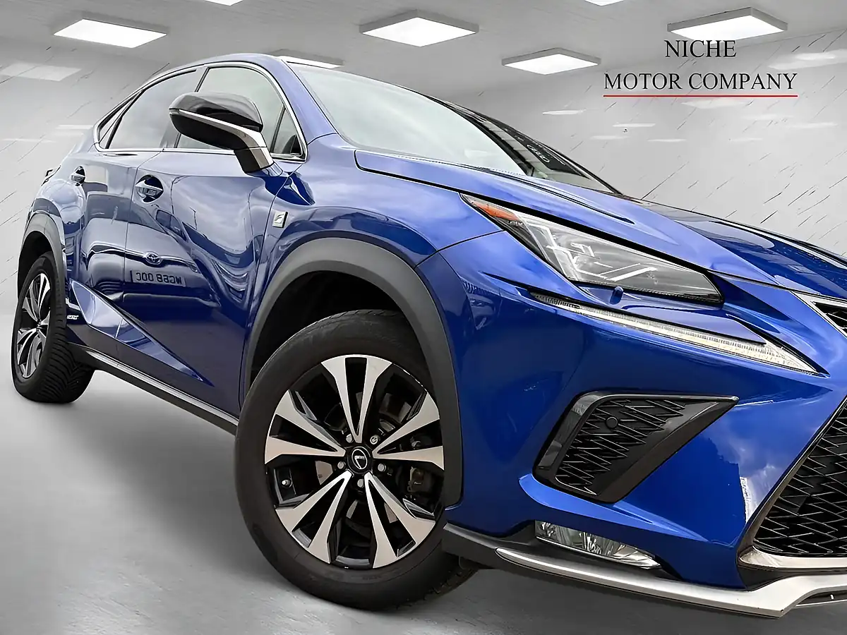 Used 2018 Lexus Nx F Sport Blue - Interior and Exterior details 9