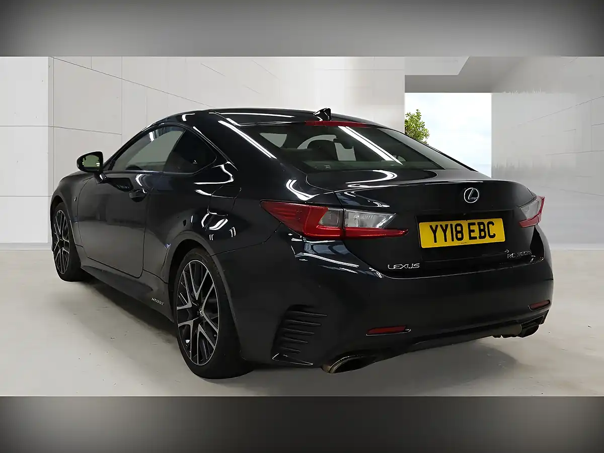 Used 2018 Lexus Rc F Sport Black Edition Black - Interior and Exterior details 3