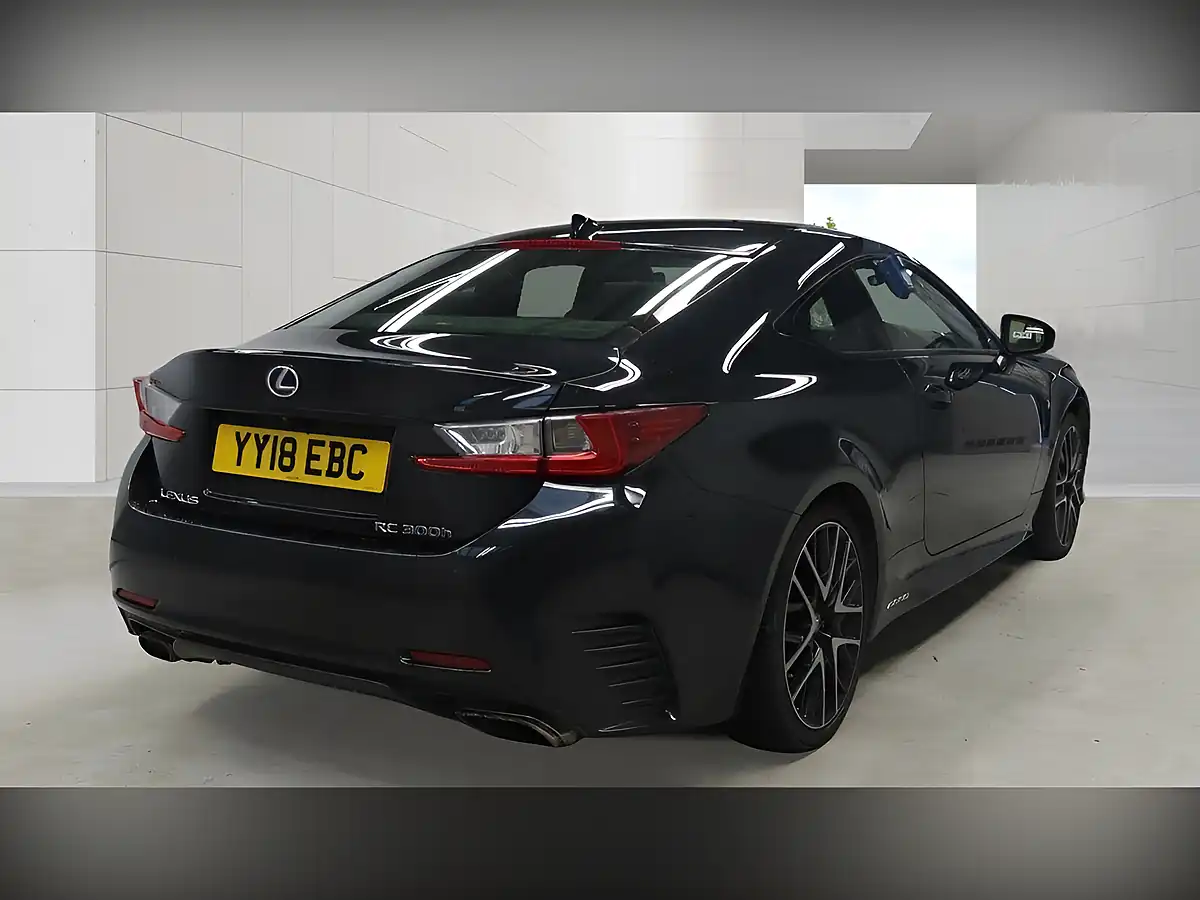 Used 2018 Lexus Rc F Sport Black Edition Black - Interior and Exterior details 6