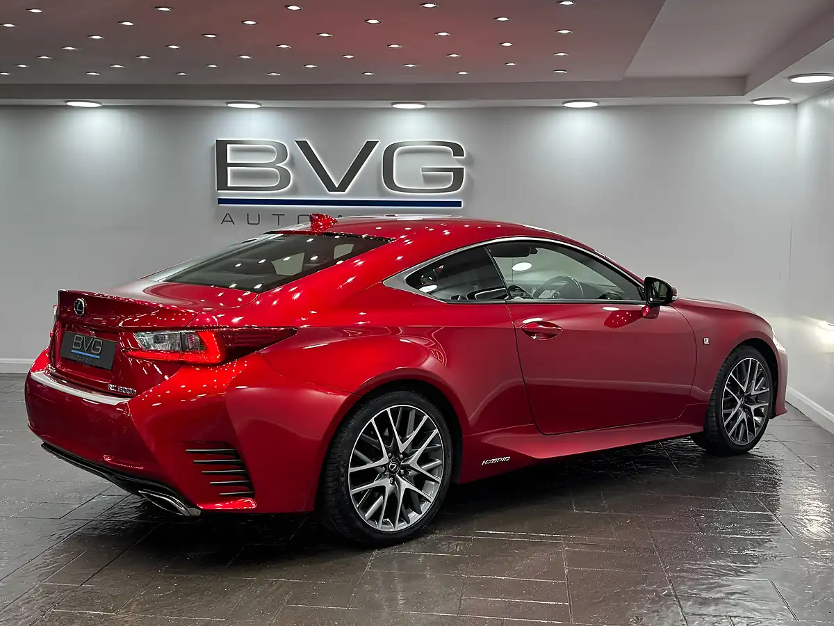 Used 2018 Lexus Rc F Sport Red - Interior and Exterior details 11