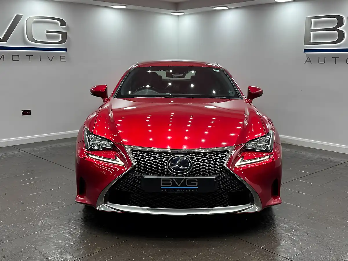 Used 2018 Lexus Rc F Sport Red - Interior and Exterior details 4