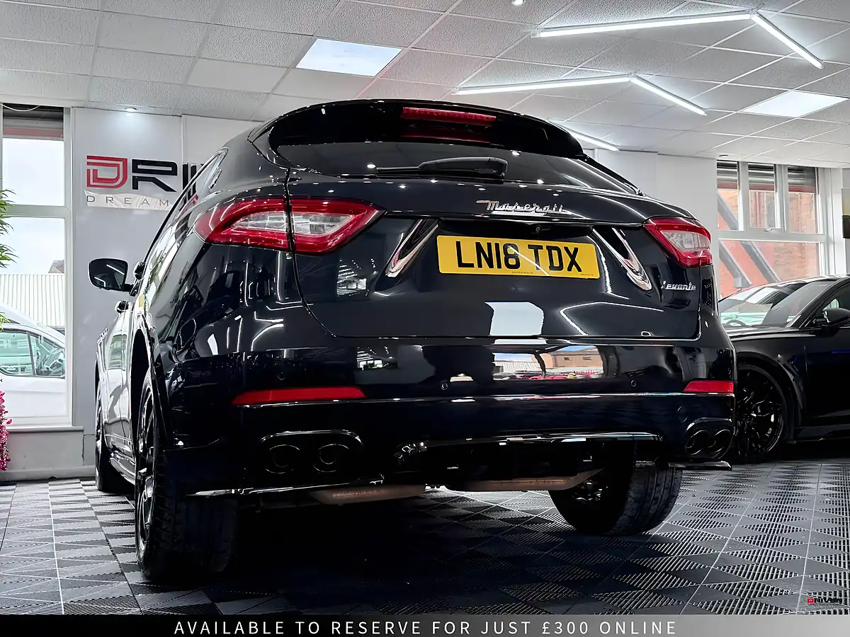 Used 2018 Maserati Levante Black - Interior and Exterior details 2