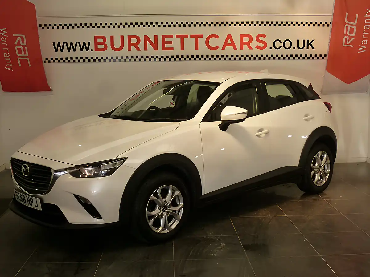 Used 2018 Mazda CX-3 Se Nav Plus White - Front View