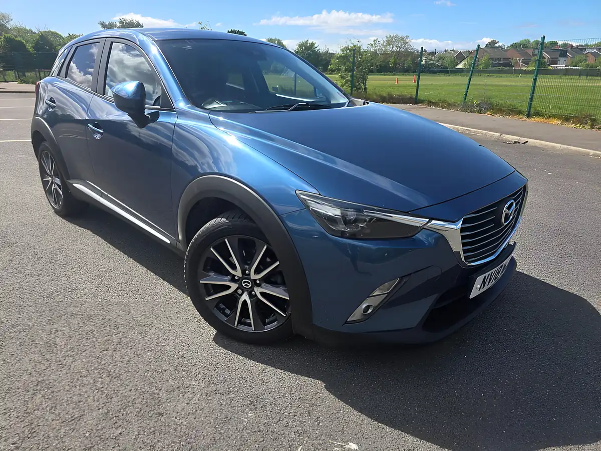 Used 2018 Mazda CX-3 Sport Nav Blue - Front View