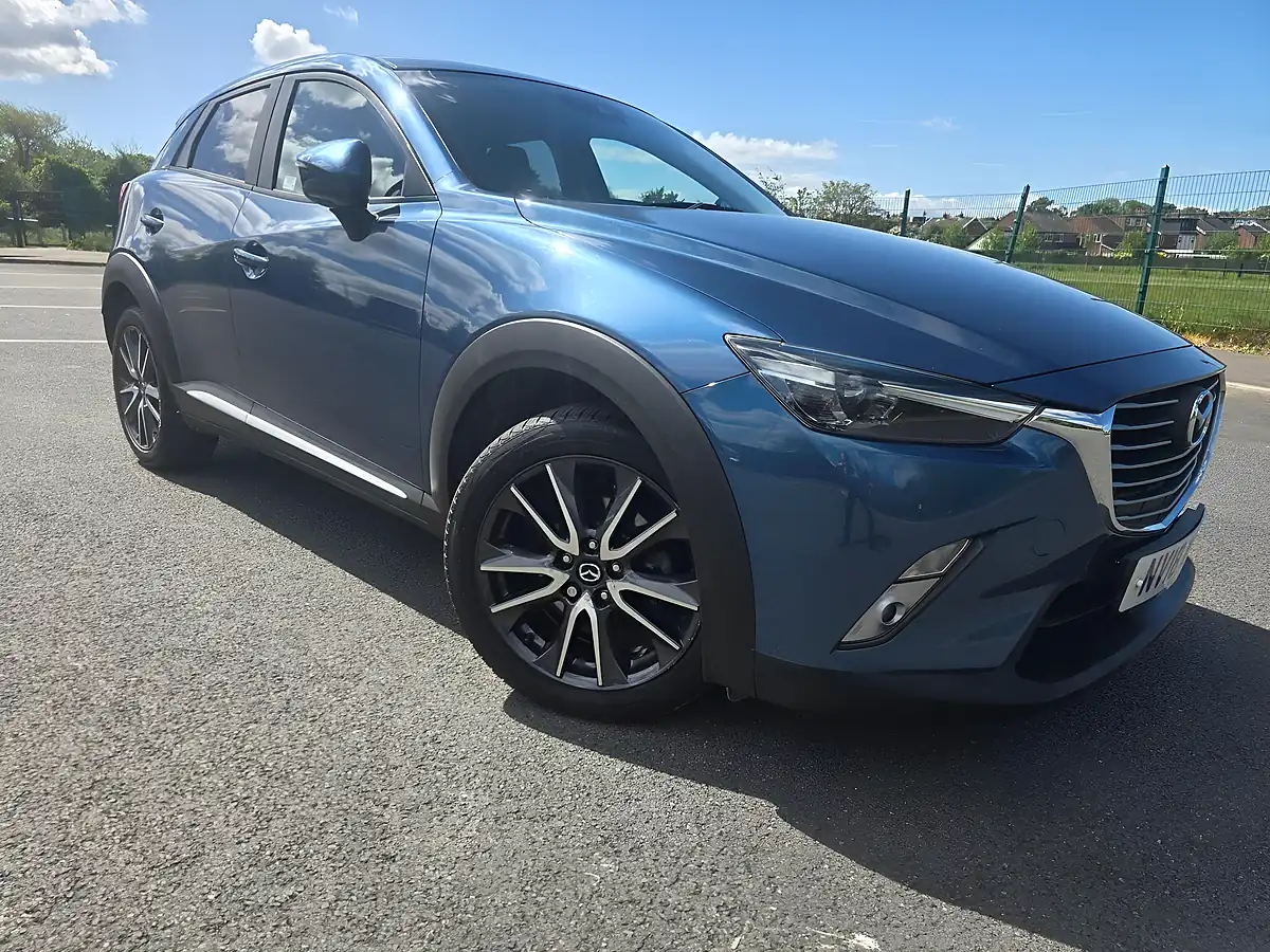 Used 2018 Mazda CX-3 Sport Nav Blue - Interior and Exterior details 2