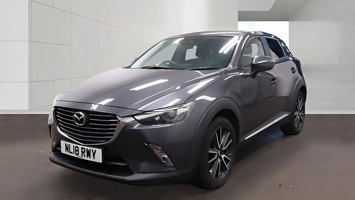 Used 2018 Mazda CX-3 Sport Nav Grey - Front View