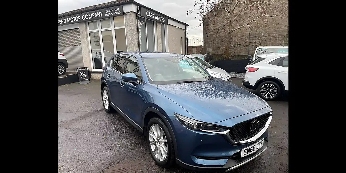 Used 2018 Mazda CX-5 Sport Nav+ Blue - Front View