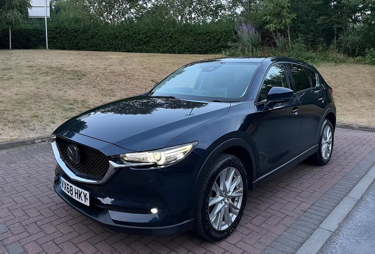 Used 2018 Mazda CX-5 Sport Nav+ Blue - Front View