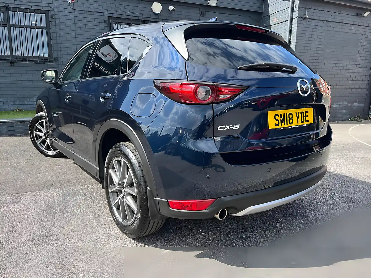 Used 2018 Mazda CX-5 Sport Nav Blue - Interior and Exterior details 5