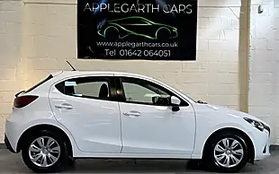 Used 2018 Mazda Mazda2 Se White - Interior and Exterior details 2