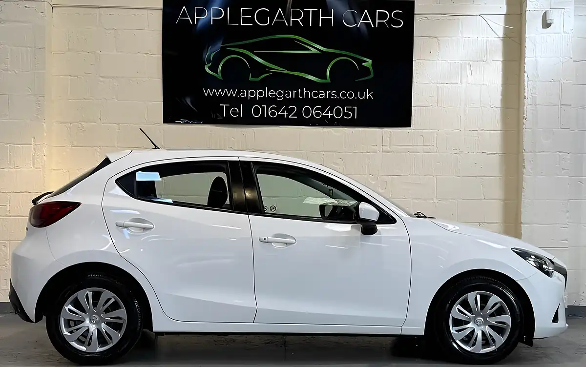 Used 2018 Mazda Mazda2 Se White - Interior and Exterior details 2