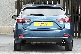 Used 2018 Mazda Mazda3 Sport Nav Blue - Interior and Exterior details 3